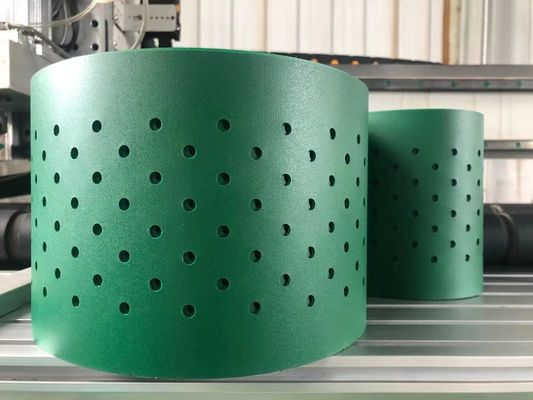 kupować Niski poziom hałasu Zielony przenośnik taśmowy Pvc Gładki błyszczący online manufacture