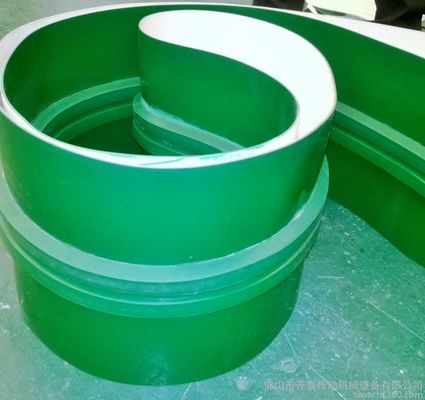 kupować 3mm zielony przenośnik taśmowy PVC Gładki błyszczący przenośnik spożywczy o wysokiej temperaturze online manufacture