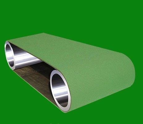 kupować 1.6mm Grubość PVC Przenośnik taśmowy Diamond Top bagażowy przenośnik taśmowy zielony czarny online manufacture