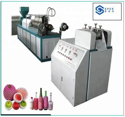 Maszyna do wytwarzania plastikowych rękawów EPE foam net extruder do owoców, warzyw, róż, butelki wina